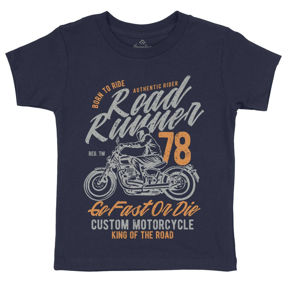 Road Runner Kids Crew Neck T-Shirt Motorcycles A746