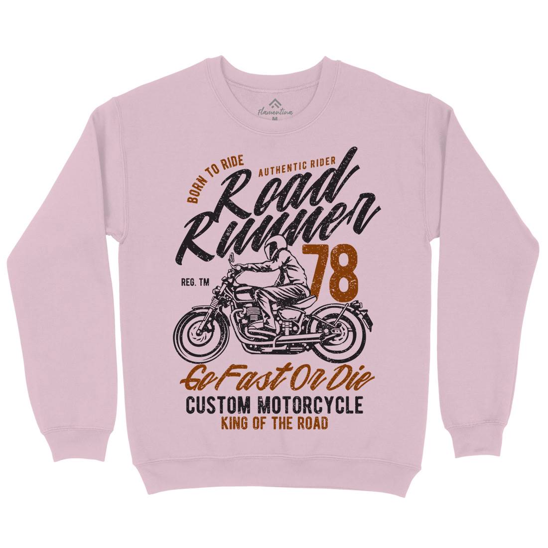 Road Runner Kids Crew Neck Sweatshirt Motorcycles A746