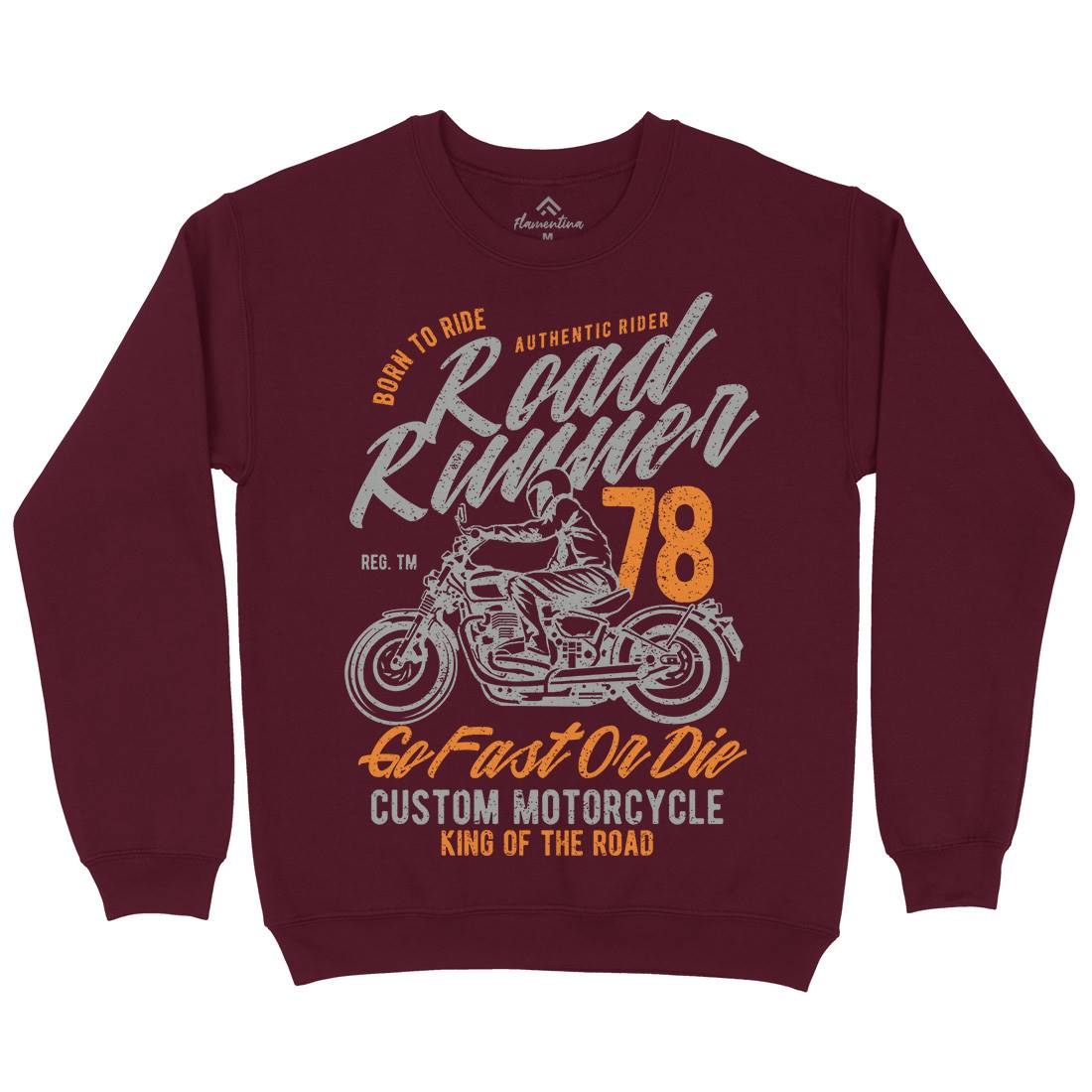 Road Runner Kids Crew Neck Sweatshirt Motorcycles A746