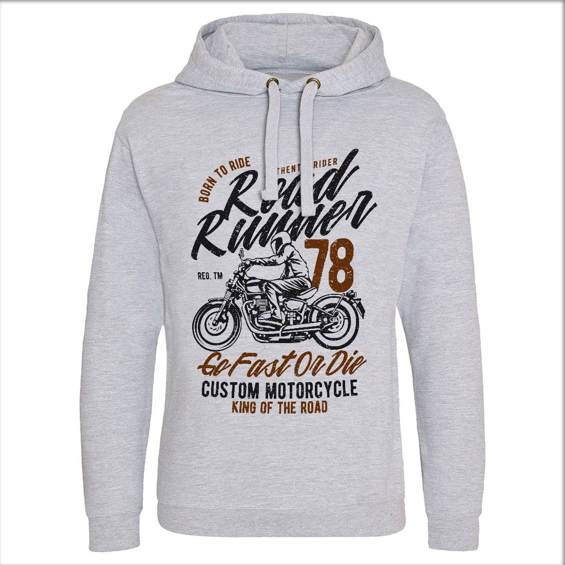 Road Runner Mens Hoodie Without Pocket Motorcycles A746