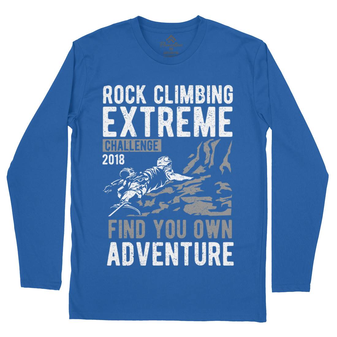 Rock Climbing Mens Long Sleeve T-Shirt Sport A747
