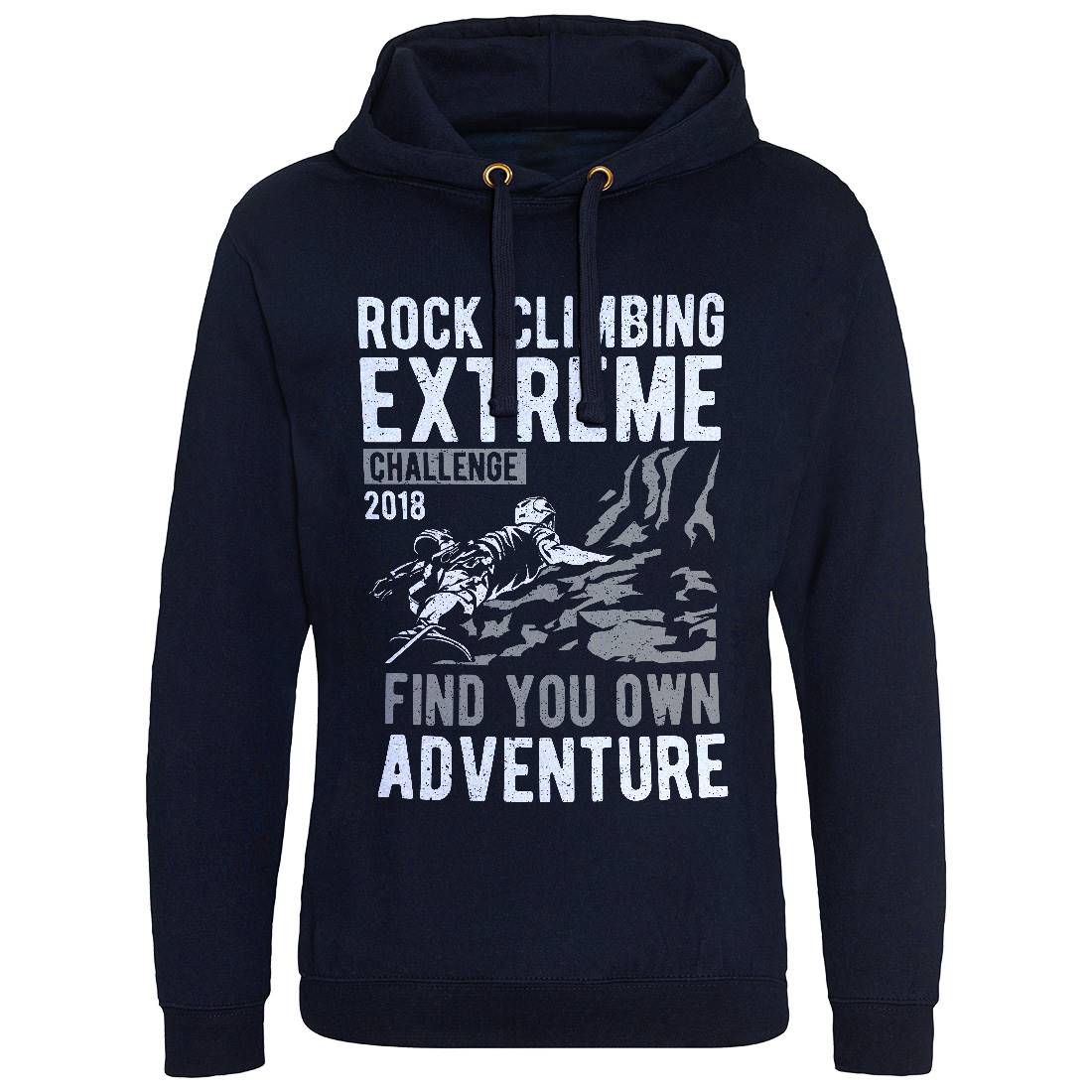 Rock Climbing Mens Hoodie Without Pocket Sport A747