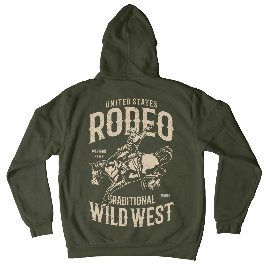 Rodeo Kids Crew Neck Hoodie American A748