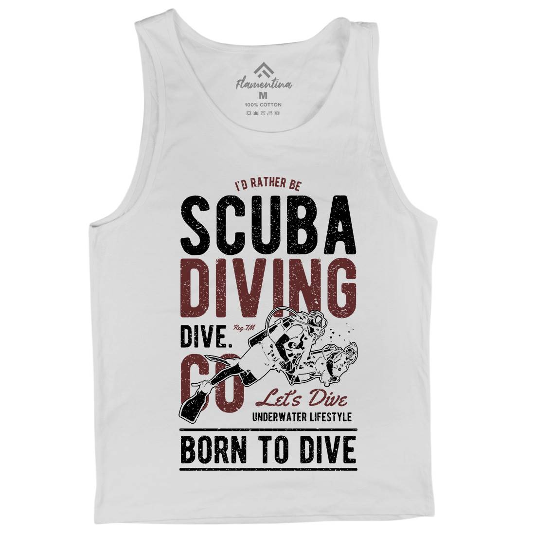 Scuba Diving Mens Tank Top Vest Sport A752