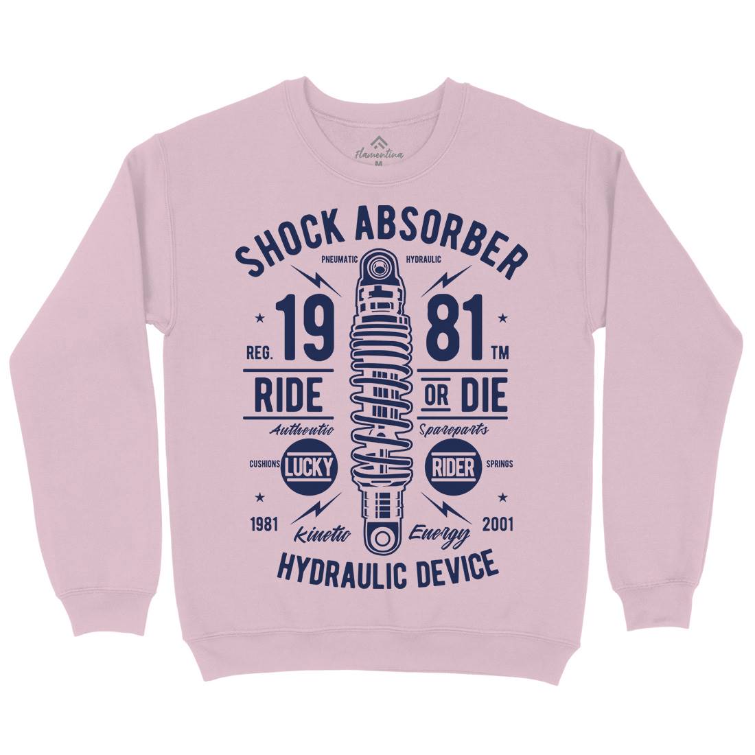 Shock Absorber Kids Crew Neck Sweatshirt Motorcycles A753