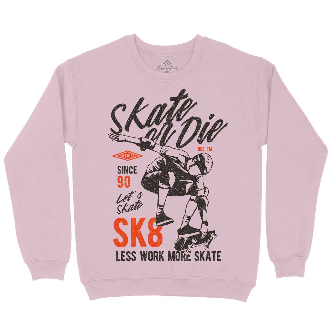 Or Die Kids Crew Neck Sweatshirt Skate A754