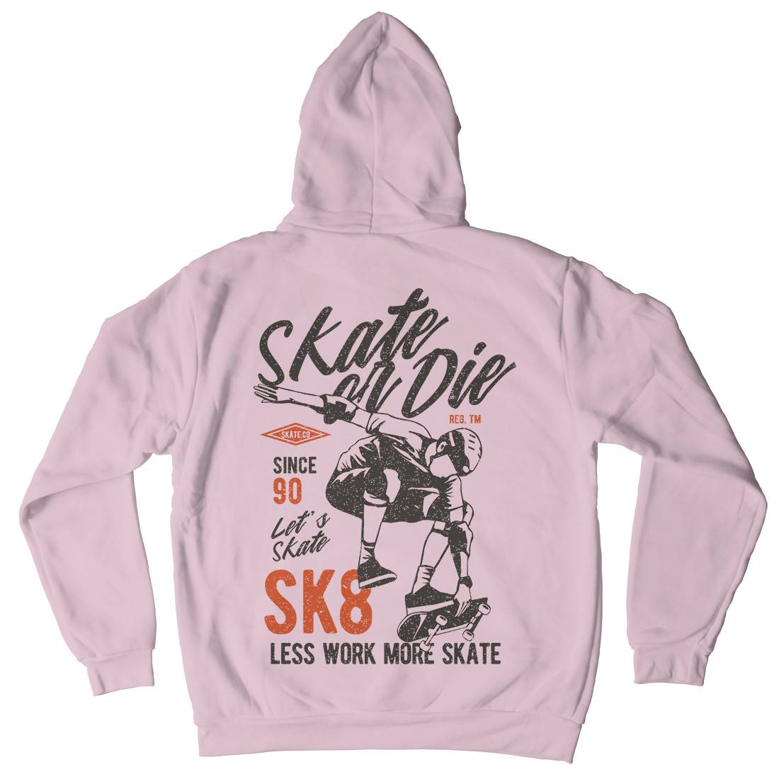 Or Die Kids Crew Neck Hoodie Skate A754