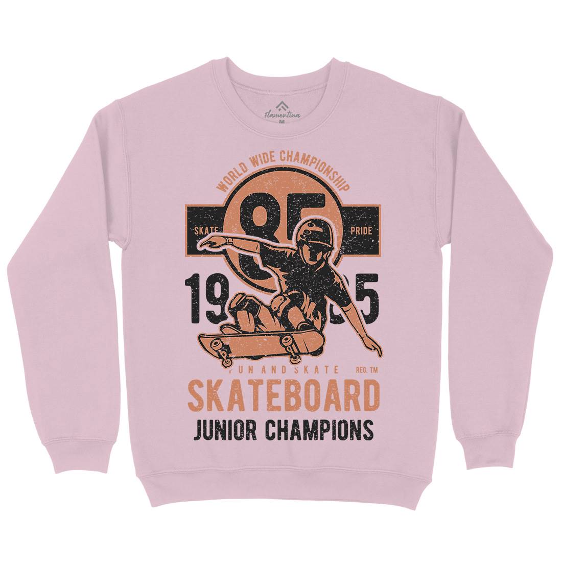 Skateboard Junior Champions Kids Crew Neck Sweatshirt Skate A755