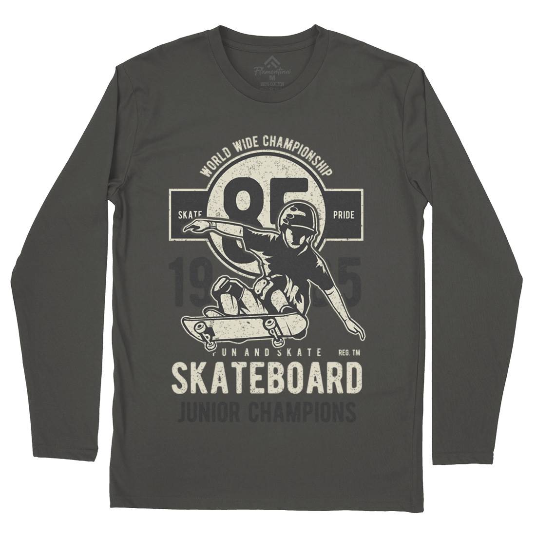 Skateboard Junior Champions Mens Long Sleeve T-Shirt Skate A755