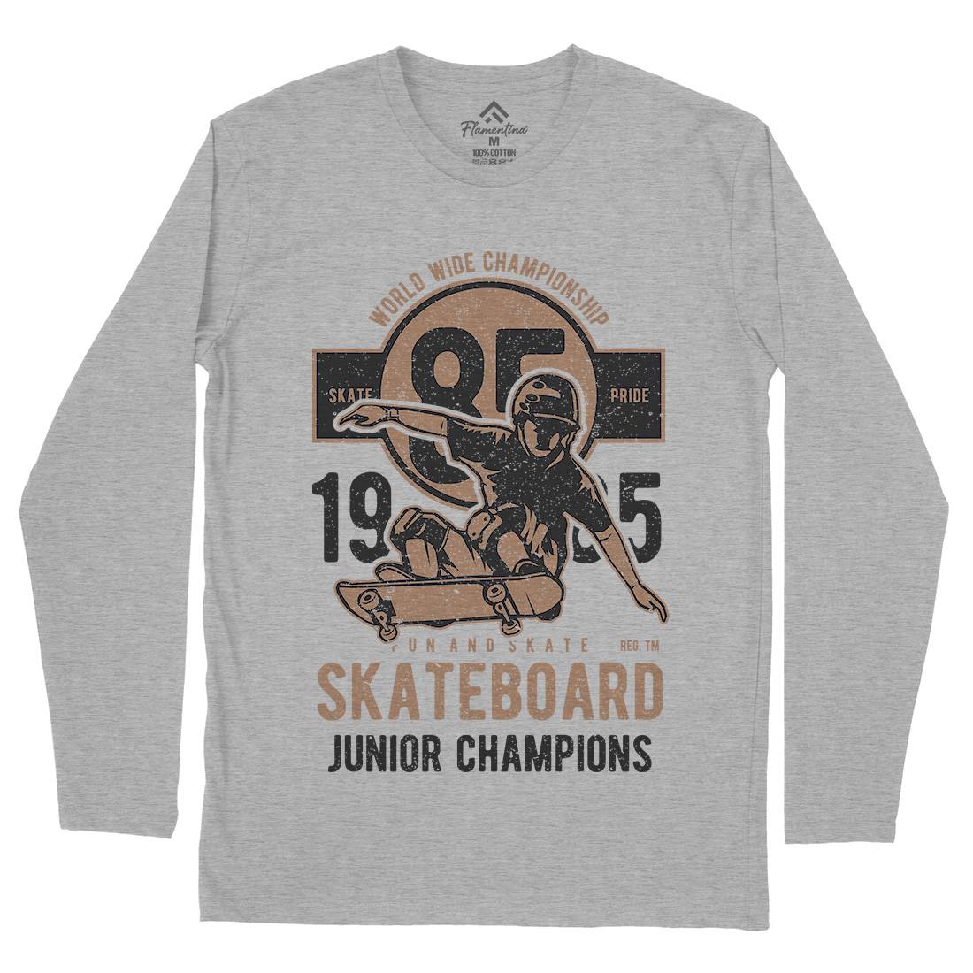 Skateboard Junior Champions Mens Long Sleeve T-Shirt Skate A755