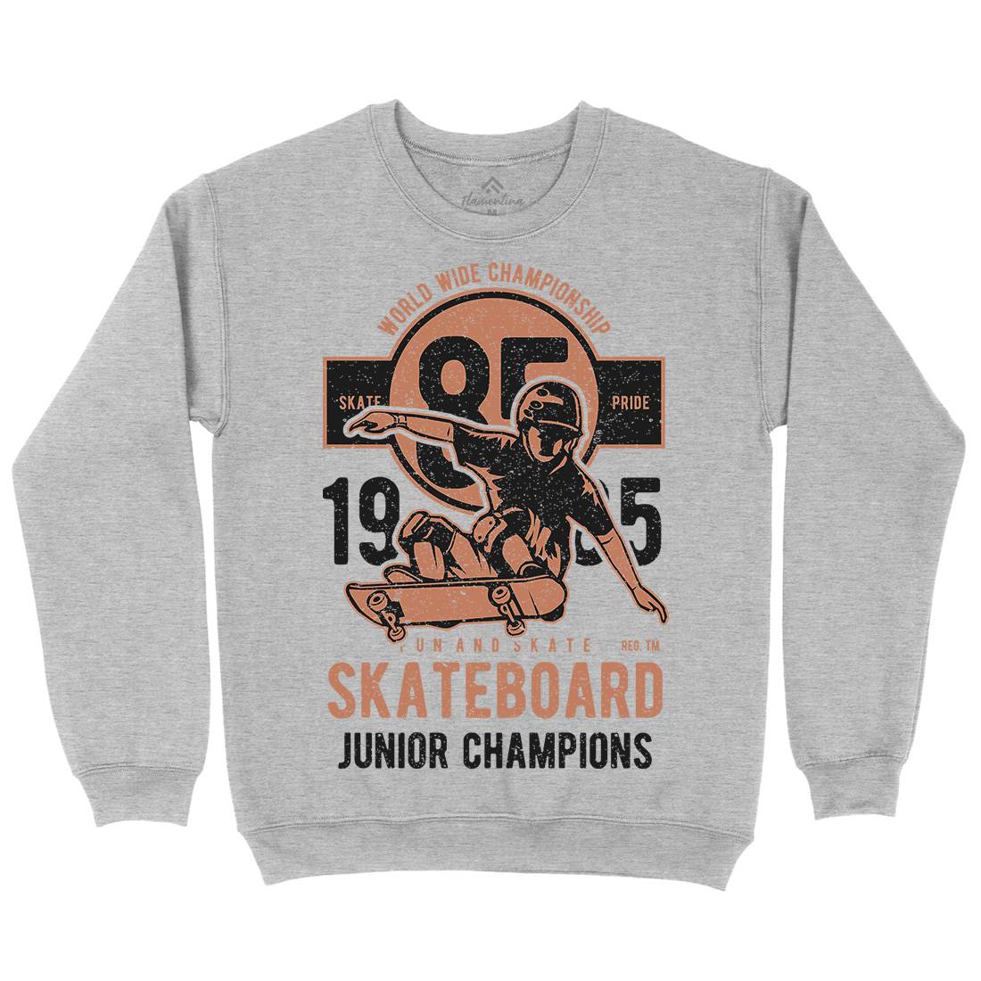 Skateboard Junior Champions Kids Crew Neck Sweatshirt Skate A755