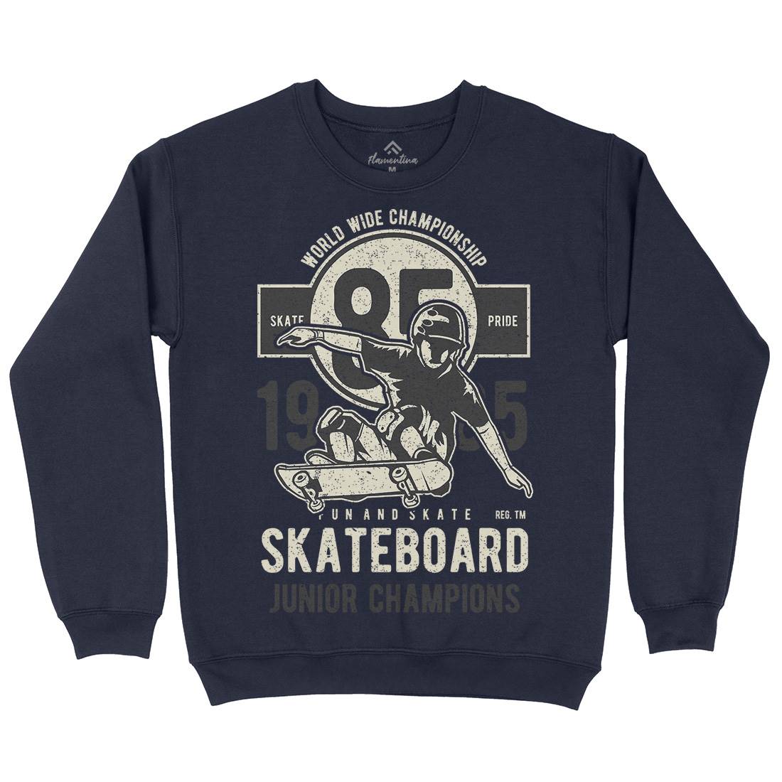 Skateboard Junior Champions Mens Crew Neck Sweatshirt Skate A755