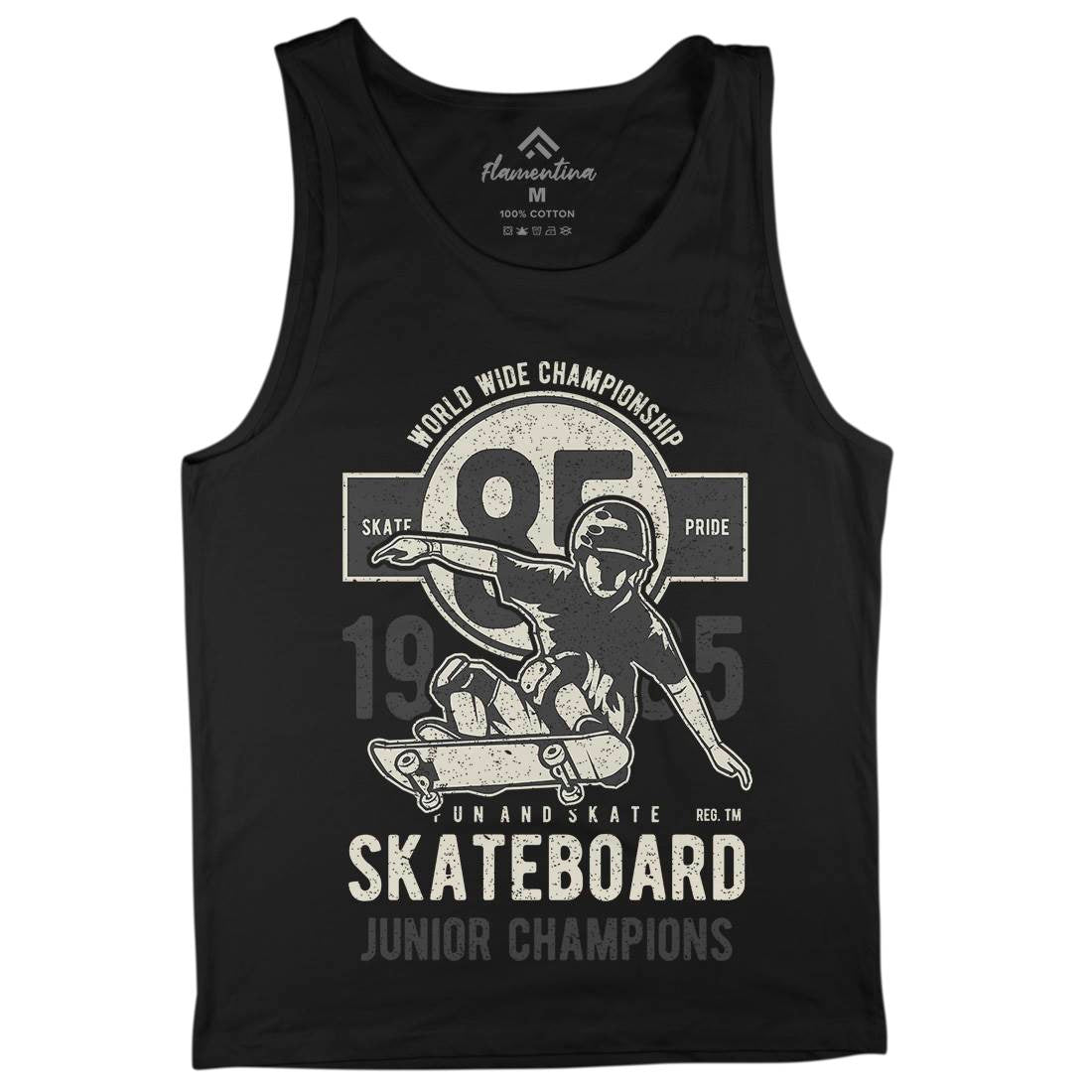 Skateboard Junior Champions Mens Tank Top Vest Skate A755