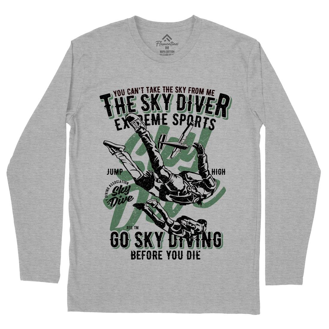 Sky Diver Mens Long Sleeve T-Shirt Sport A757