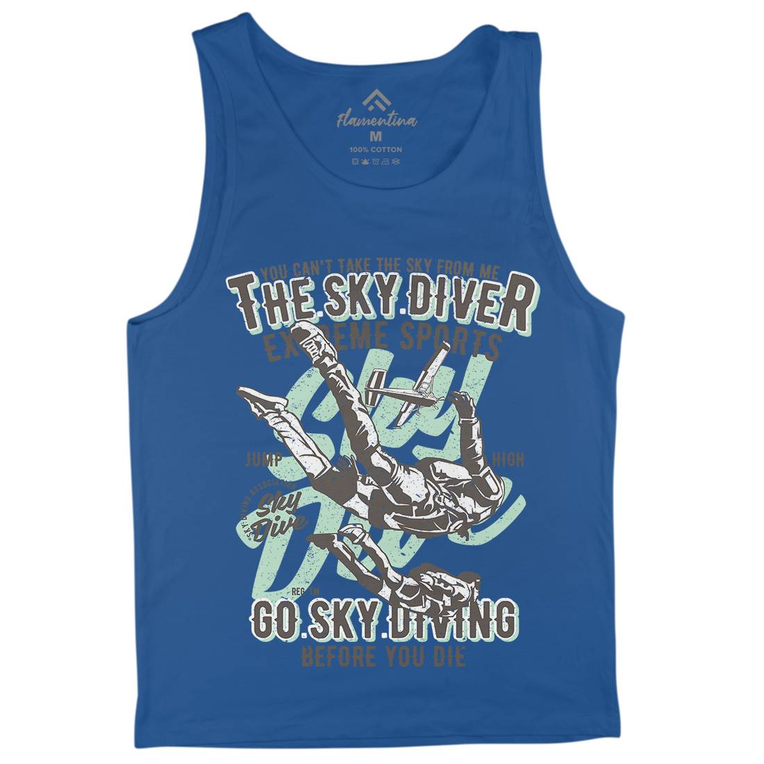 Sky Diver Mens Tank Top Vest Sport A757