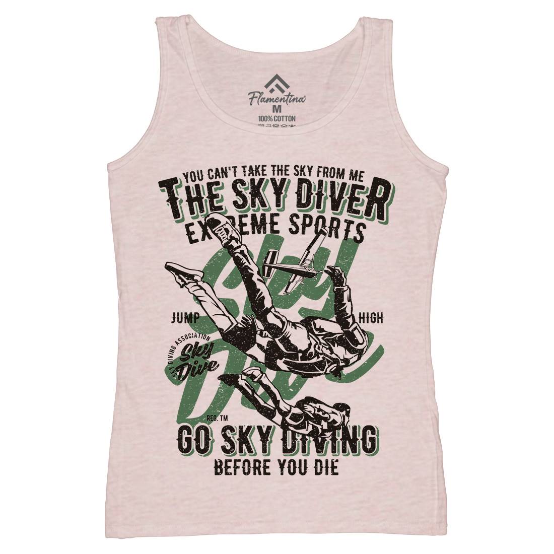 Sky Diver Womens Organic Tank Top Vest Sport A757