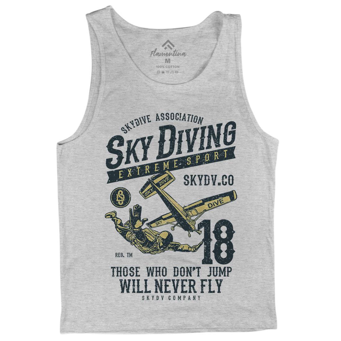 Sky Diving Mens Tank Top Vest Sport A758