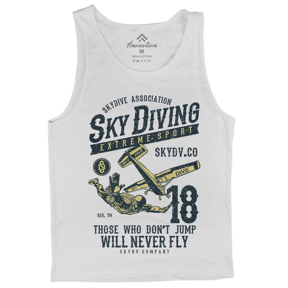 Sky Diving Mens Tank Top Vest Sport A758