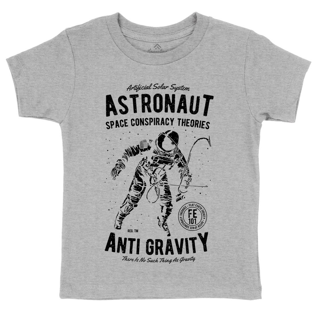 Conspiracy Theories Kids Crew Neck T-Shirt Space A759