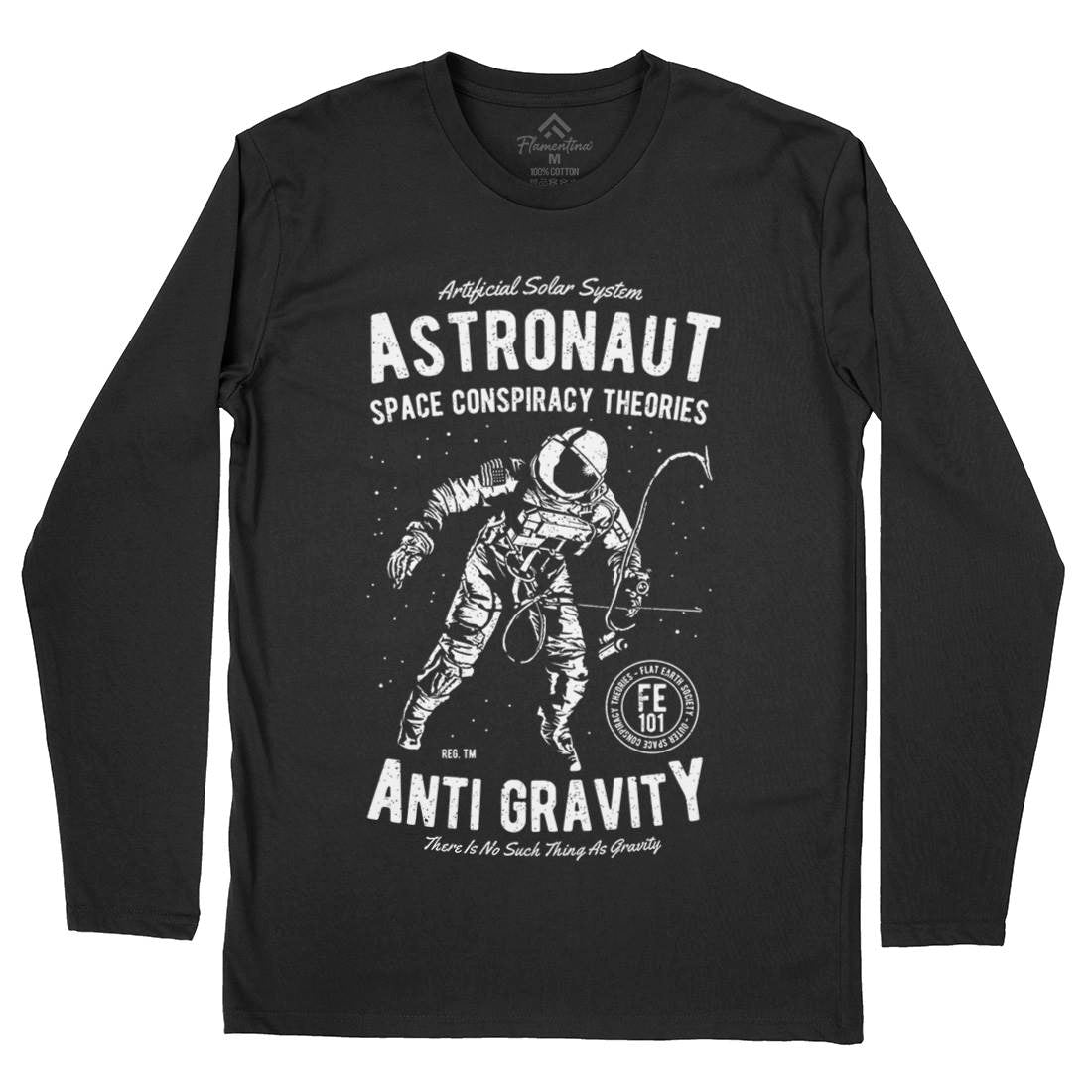 Conspiracy Theories Mens Long Sleeve T-Shirt Space A759