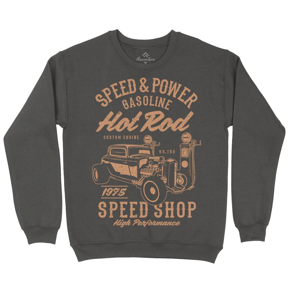 Speed Power Kids Crew Neck Sweatshirt Cars A760
