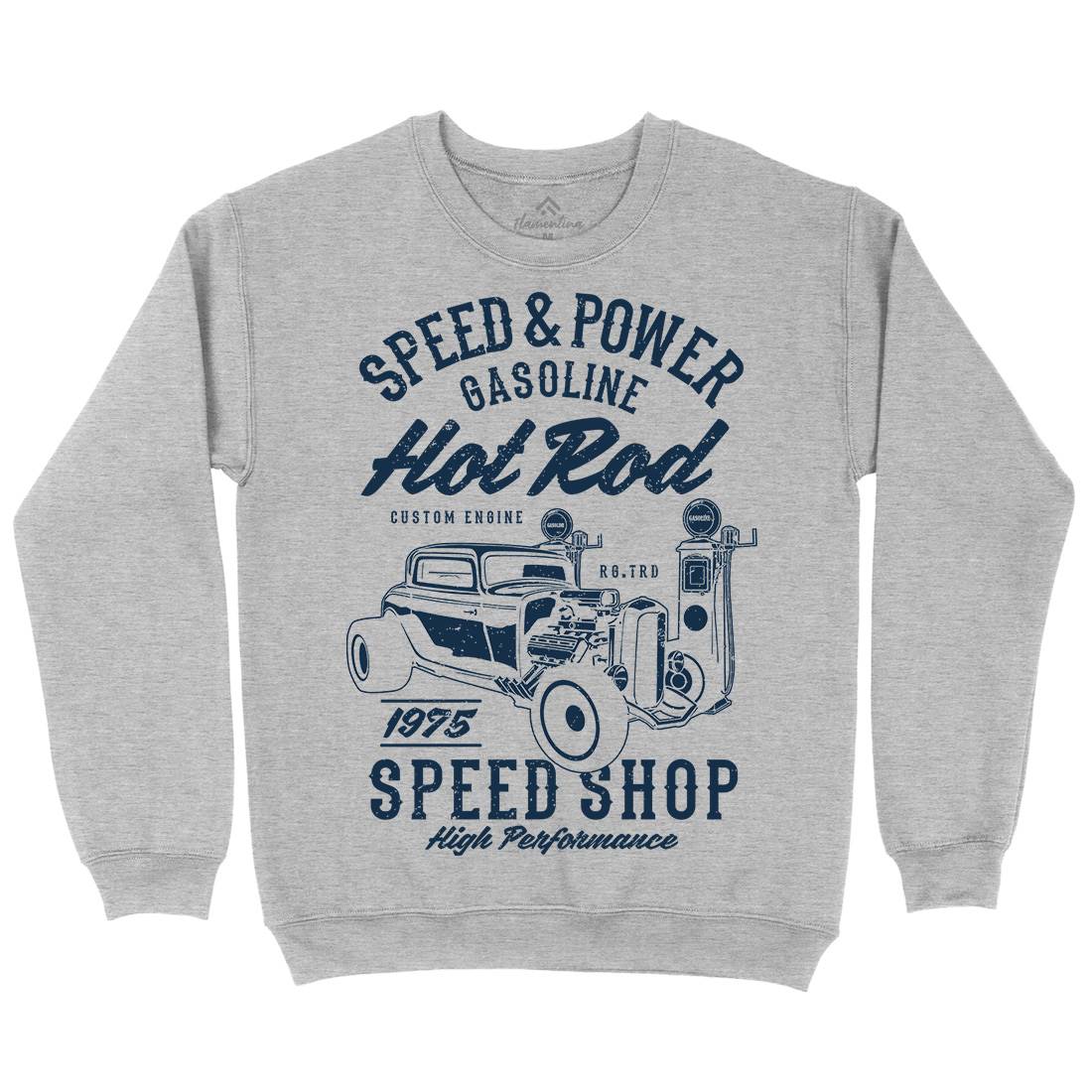 Speed Power Kids Crew Neck Sweatshirt Cars A760