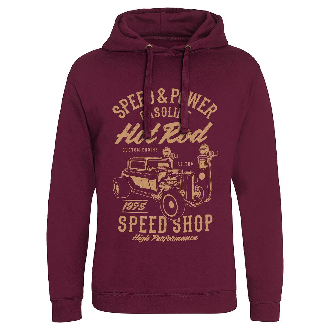 Speed Power Mens Hoodie Without Pocket Cars A760