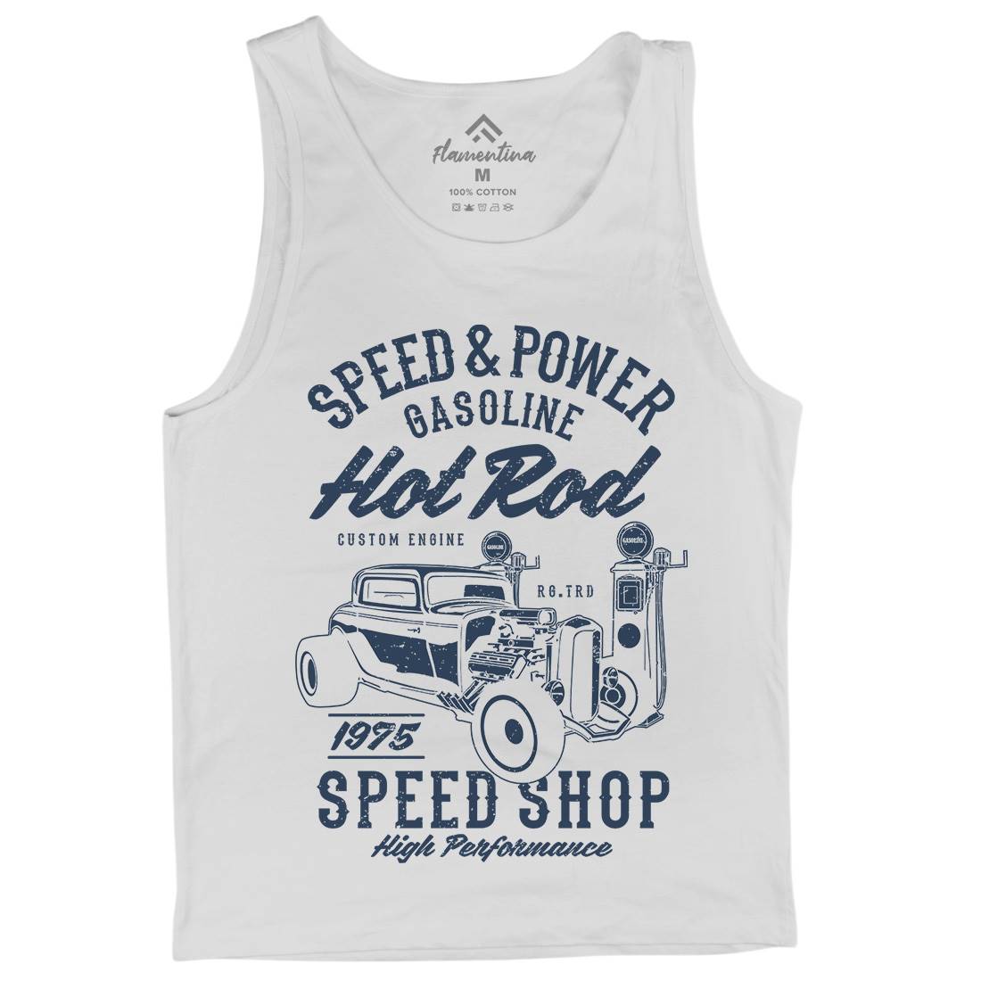Speed Power Mens Tank Top Vest Cars A760