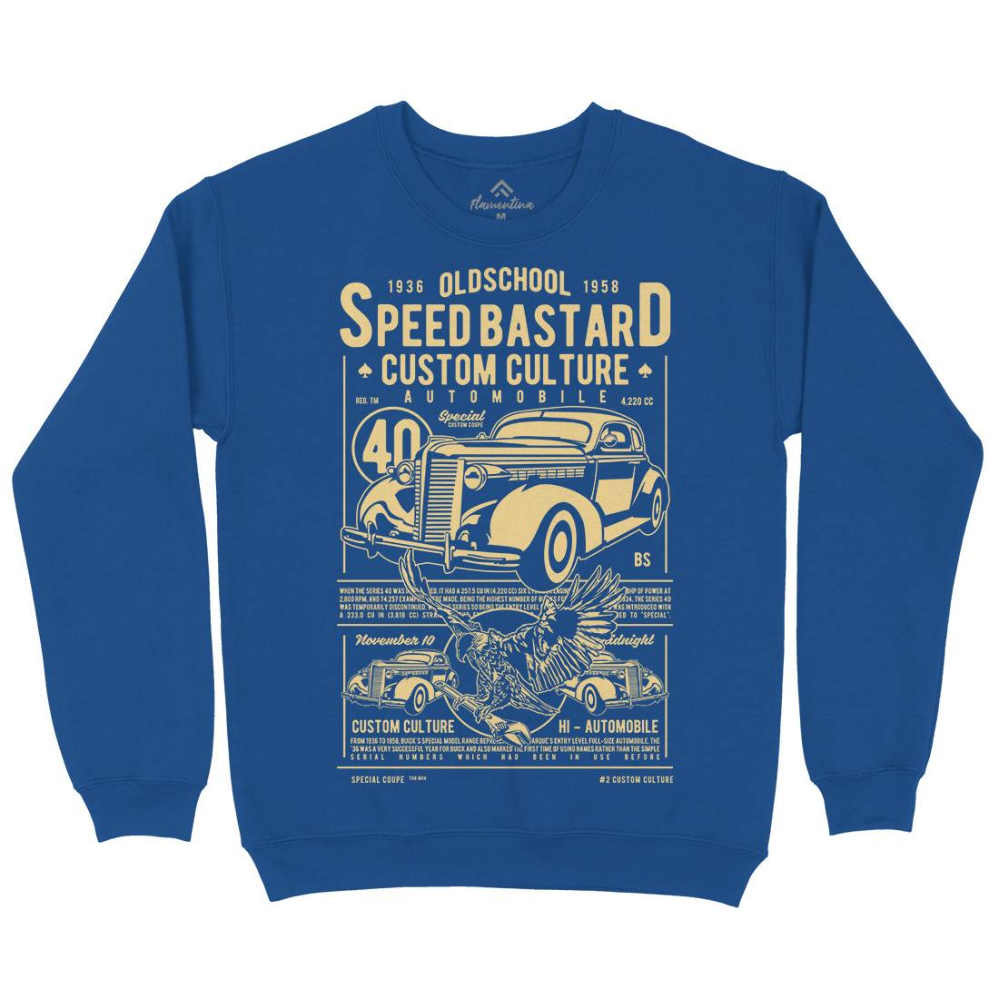 Speed Bastard Kids Crew Neck Sweatshirt Motorcycles A761