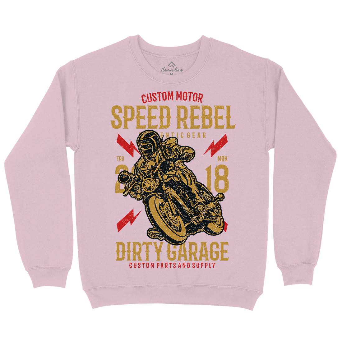 Speed Rebel Kids Crew Neck Sweatshirt Motorcycles A763