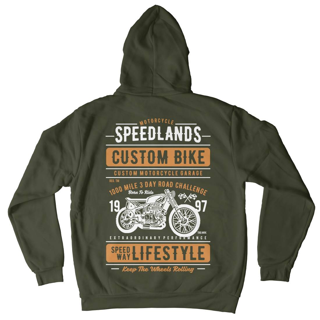 Speedlands Kids Crew Neck Hoodie Motorcycles A764