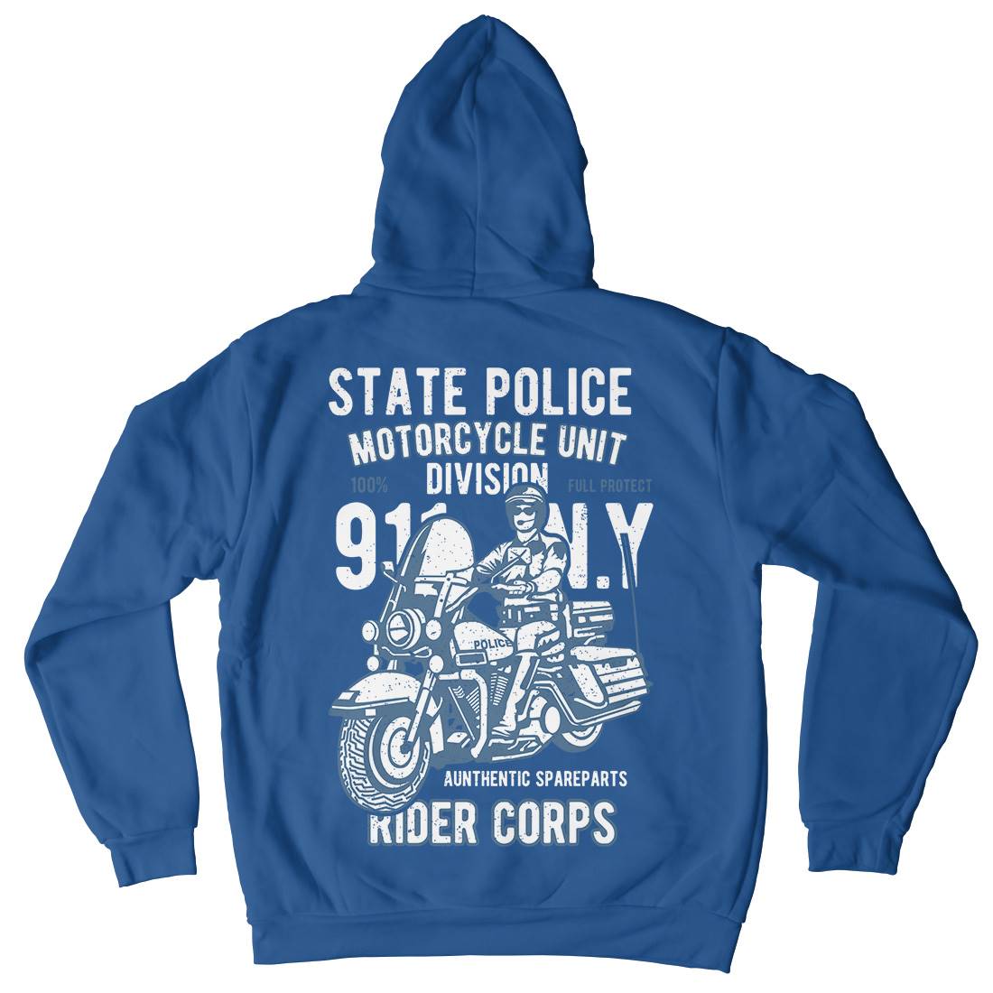 State Police Kids Crew Neck Hoodie Army A765