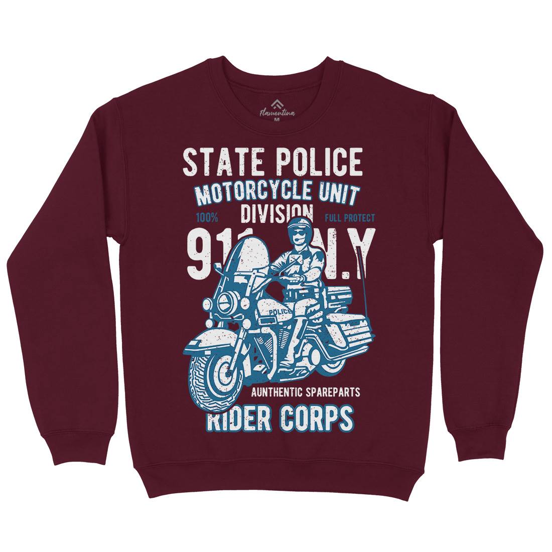 State Police Kids Crew Neck Sweatshirt Army A765