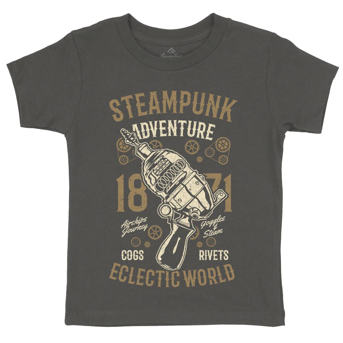Adventure Kids Crew Neck T-Shirt Steampunk A766