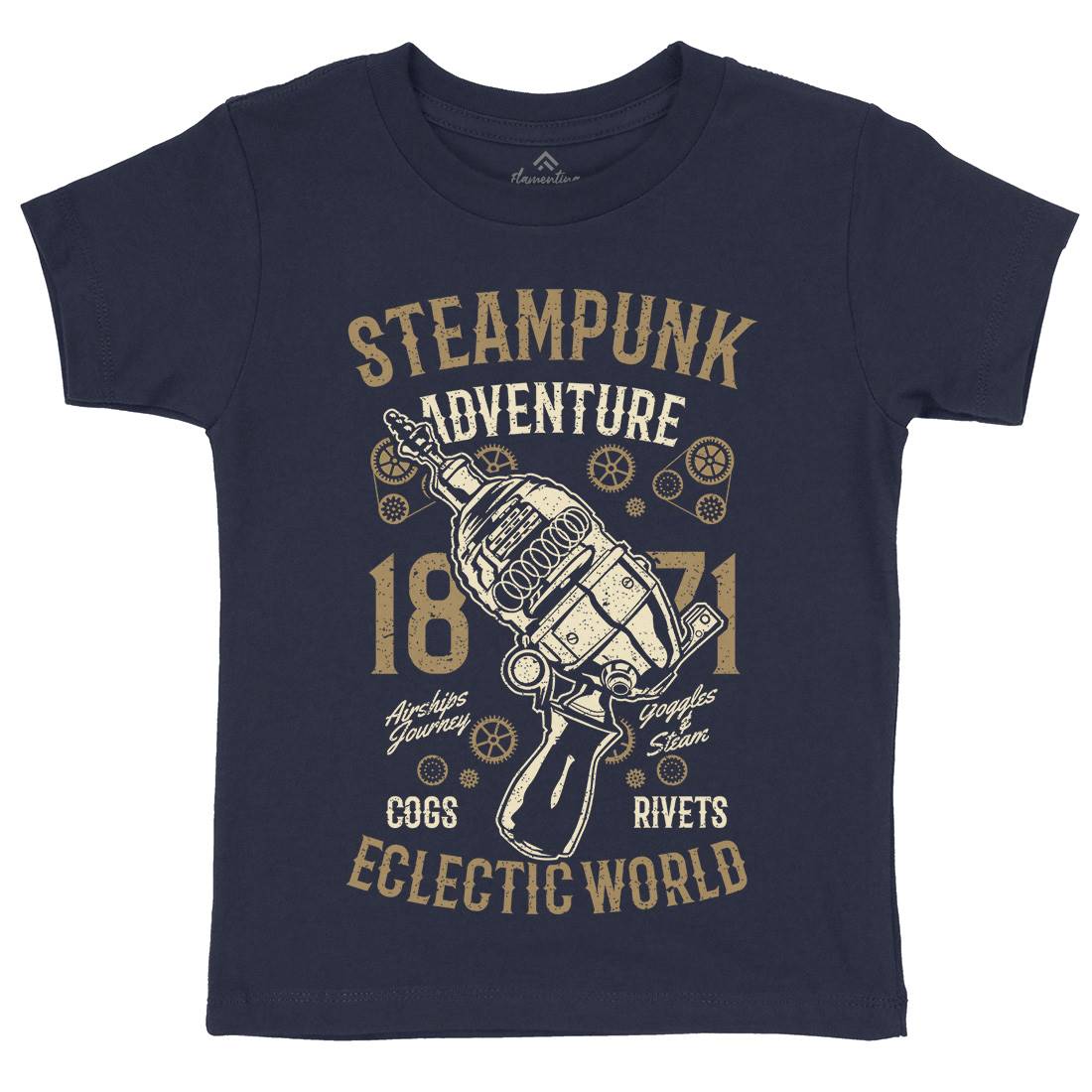 Adventure Kids Crew Neck T-Shirt Steampunk A766