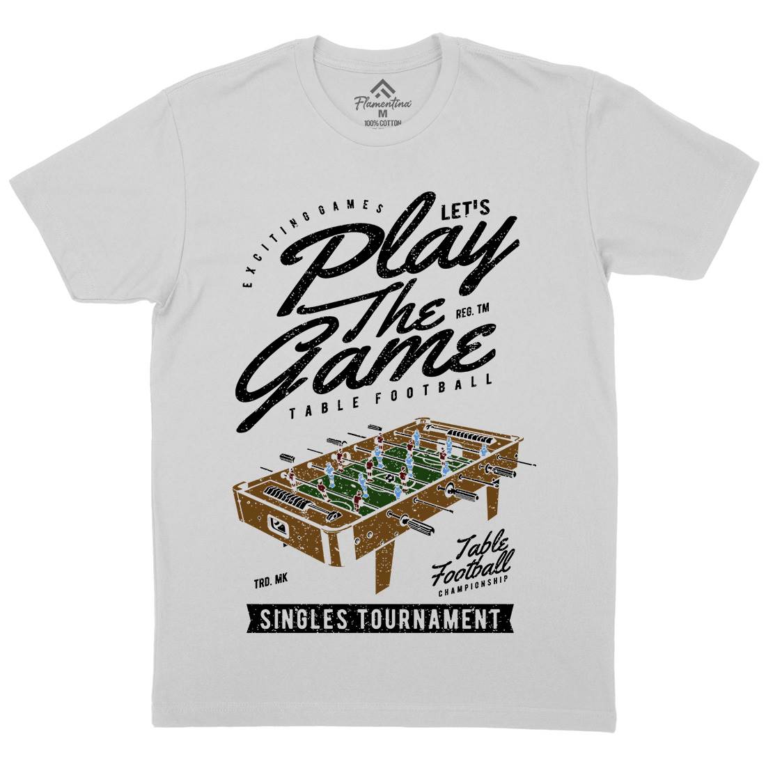 Table Football Mens Crew Neck T-Shirt Sport A769
