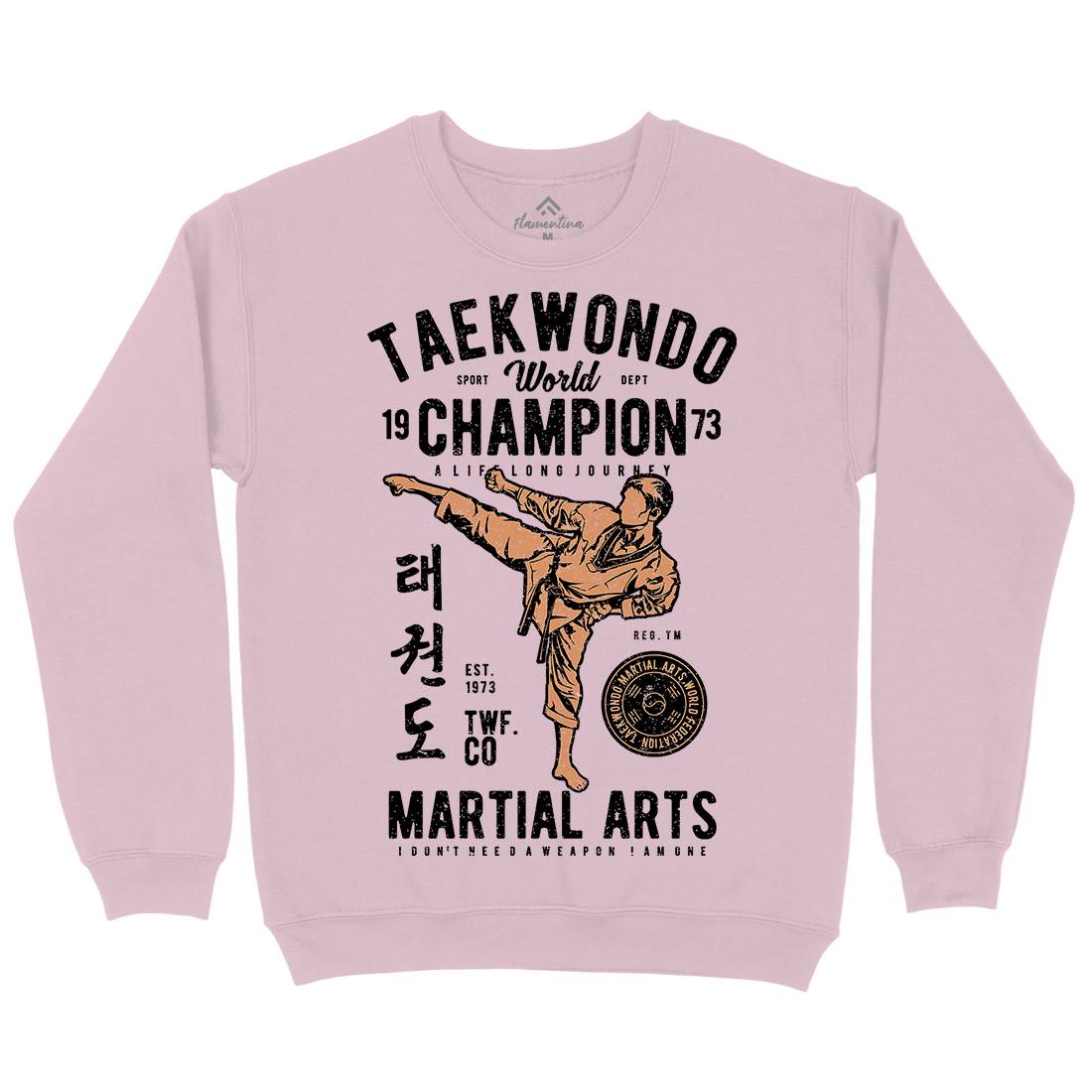 Taekwondo Kids Crew Neck Sweatshirt Sport A770