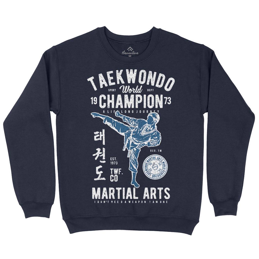 Taekwondo Kids Crew Neck Sweatshirt Sport A770