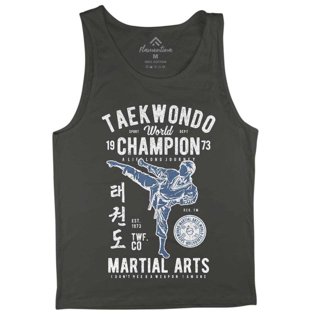 Taekwondo Mens Tank Top Vest Sport A770