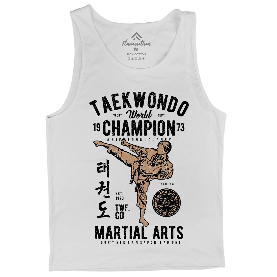 Taekwondo Mens Tank Top Vest Sport A770