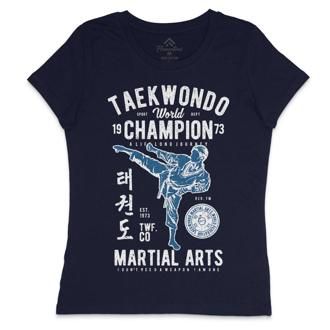 Taekwondo Womens Crew Neck T-Shirt Sport A770