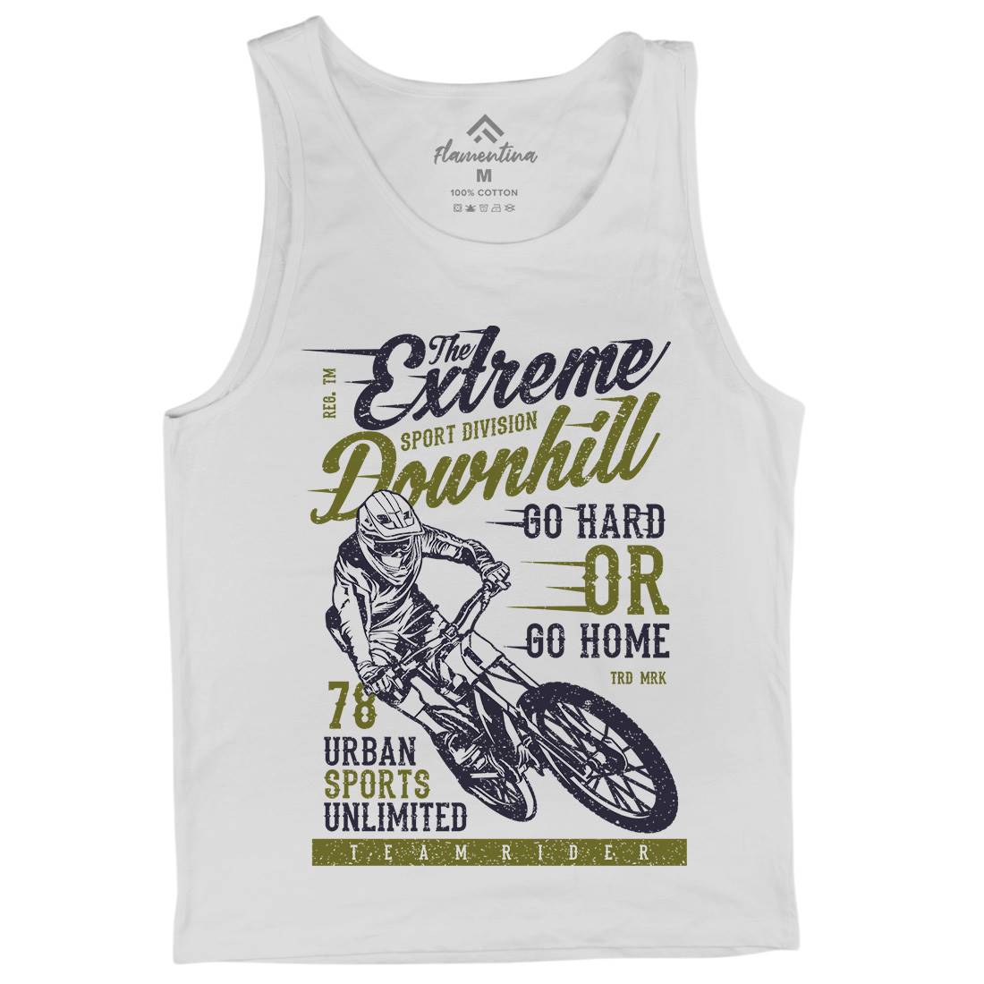 Extreme Downhill Mens Tank Top Vest Bikes A772