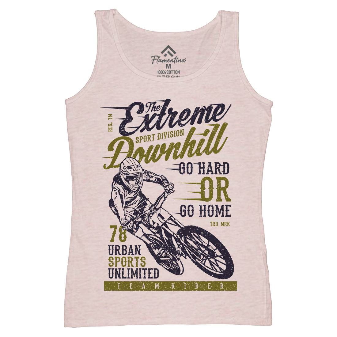 Extreme Downhill Womens Organic Tank Top Vest Bikes A772