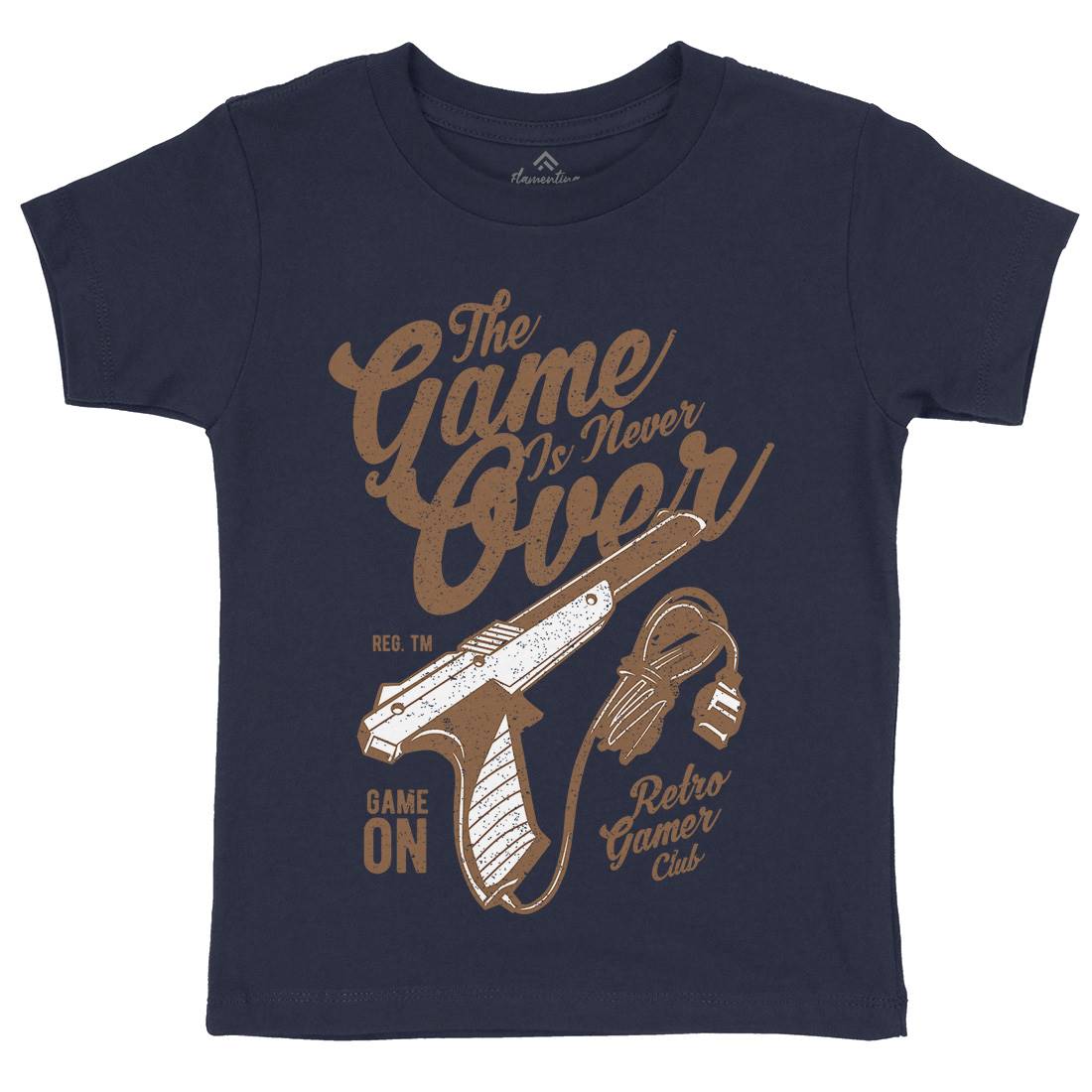 Game Is Never Over Kids Crew Neck T-Shirt Geek A773