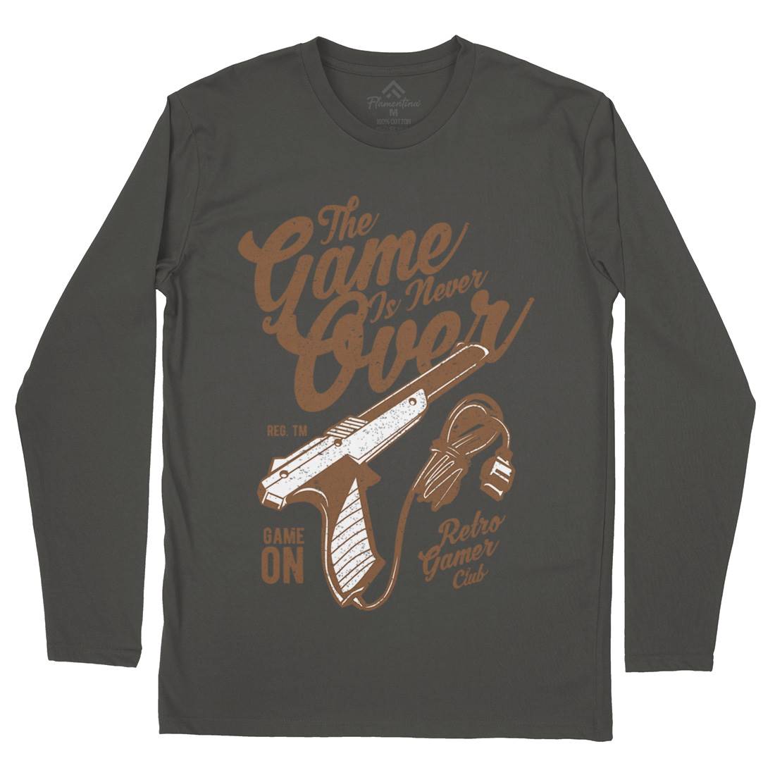 Game Is Never Over Mens Long Sleeve T-Shirt Geek A773