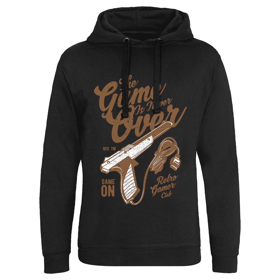 Game Is Never Over Mens Hoodie Without Pocket Geek A773