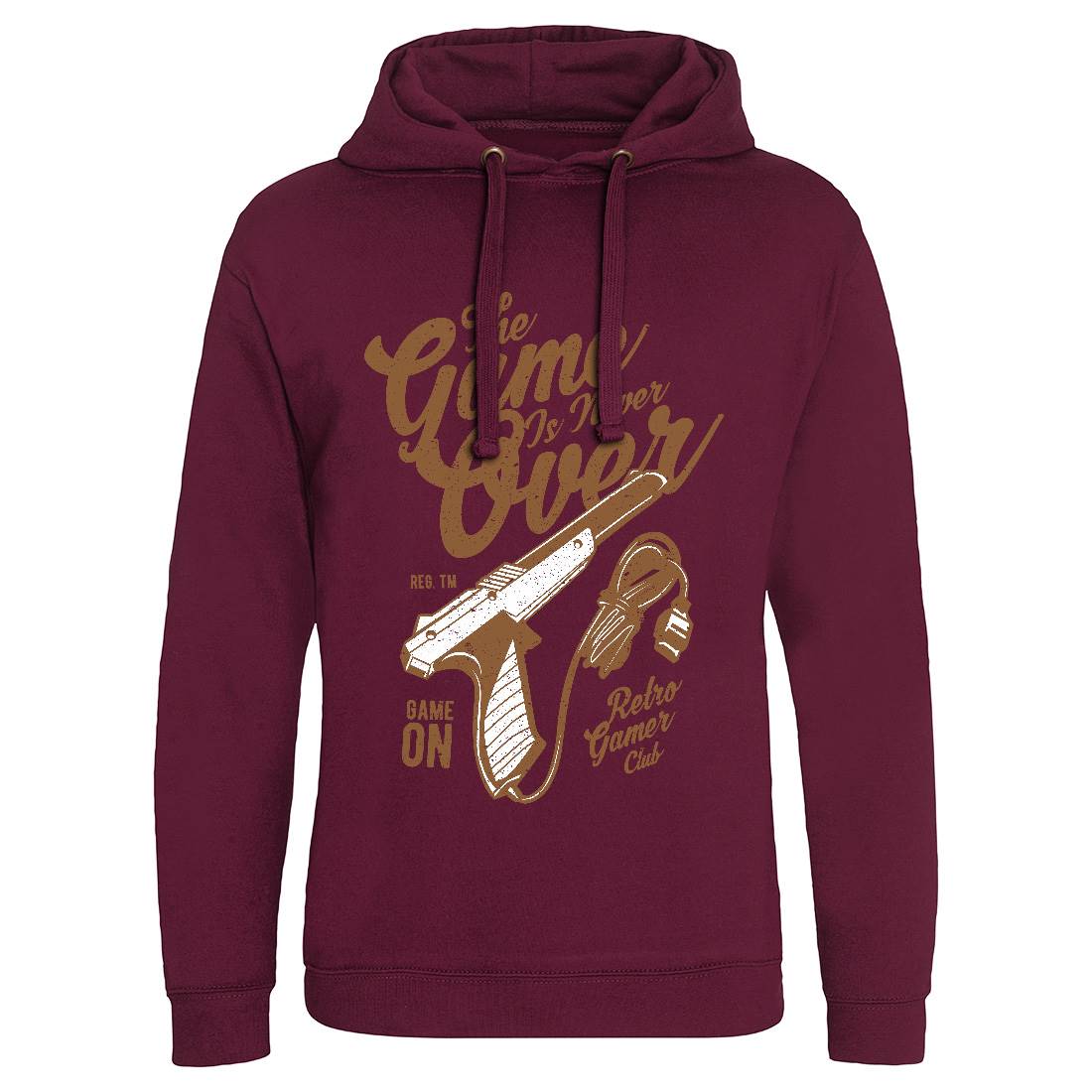 Game Is Never Over Mens Hoodie Without Pocket Geek A773