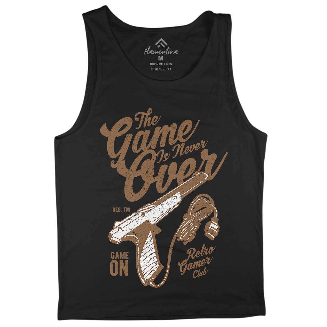 Game Is Never Over Mens Tank Top Vest Geek A773