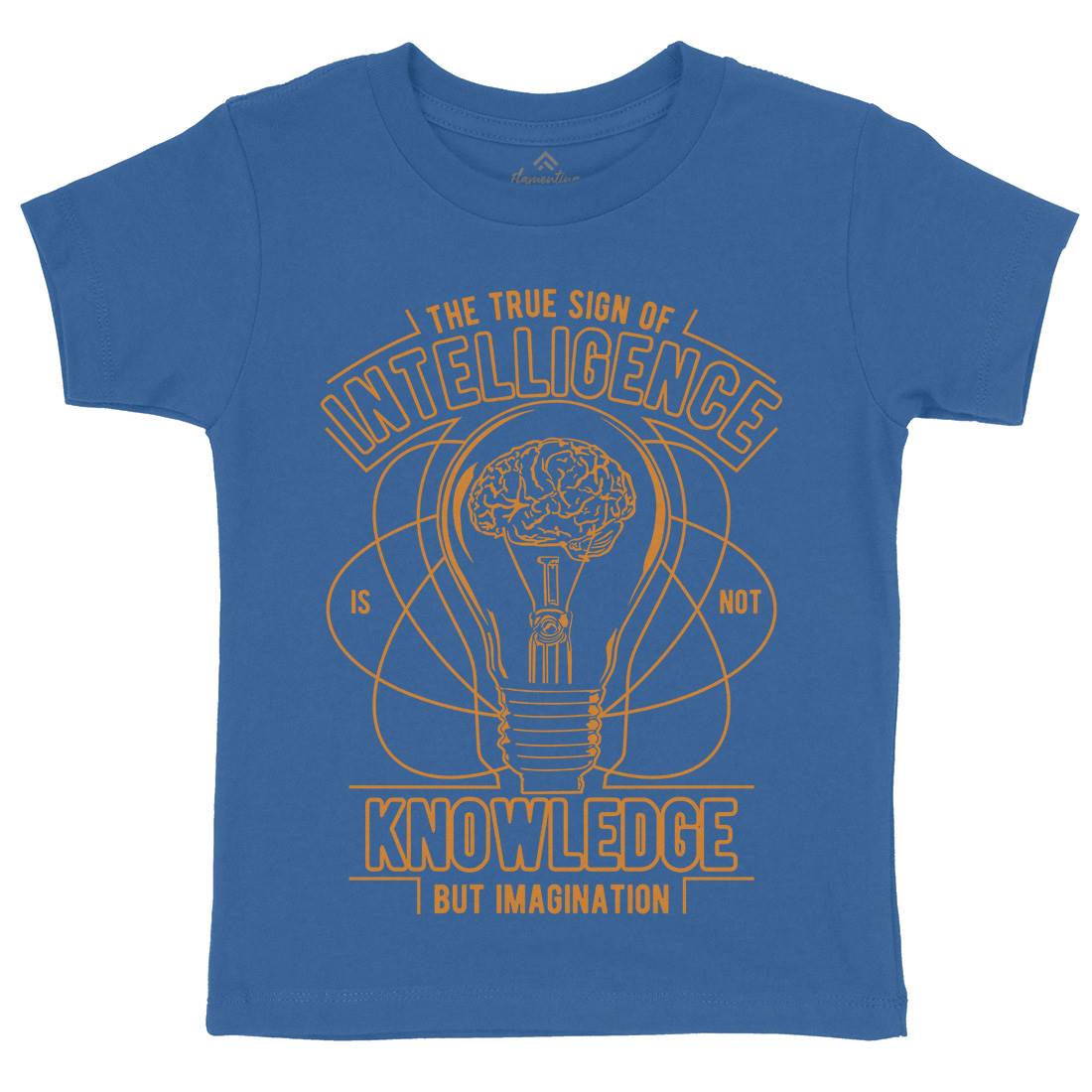 True Sign Of Intelligence Kids Crew Neck T-Shirt Quotes A776