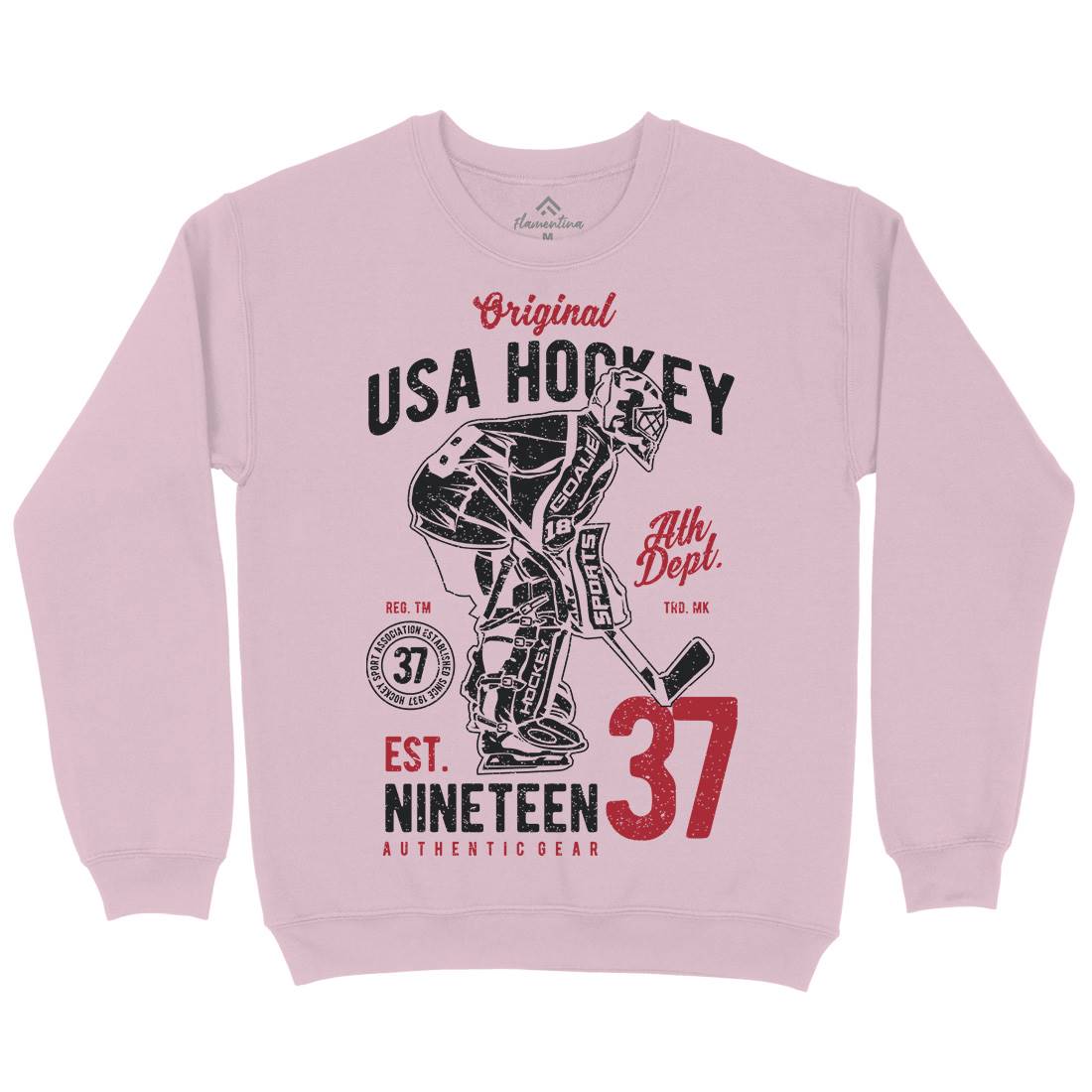 Hockey Tournament Kids Crew Neck Sweatshirt Sport A782